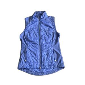 The Masters Golf Zero Restriction Vest Womens Small Primaloft Quilted Purple